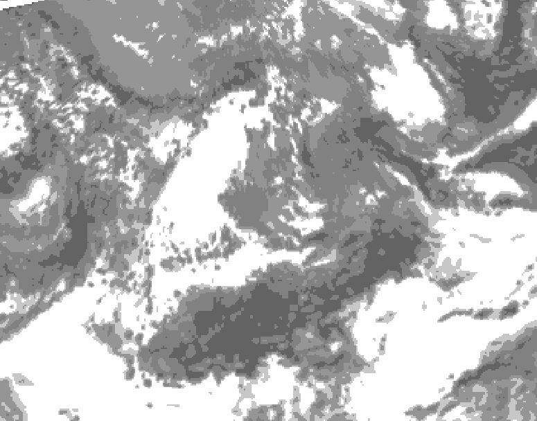 GDPS total cloud 060 hour forecast chart for Canada based on 2026/05/16 1200Z data