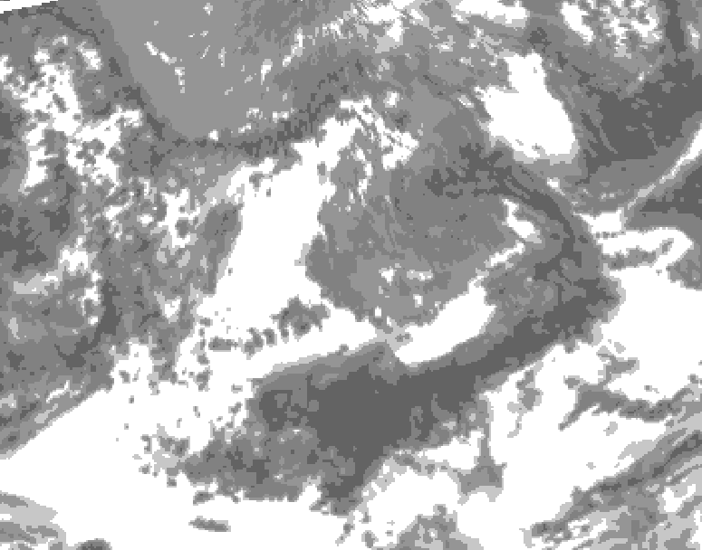 GDPS total cloud 066 hour forecast chart for Canada based on 2026/05/16 1200Z data