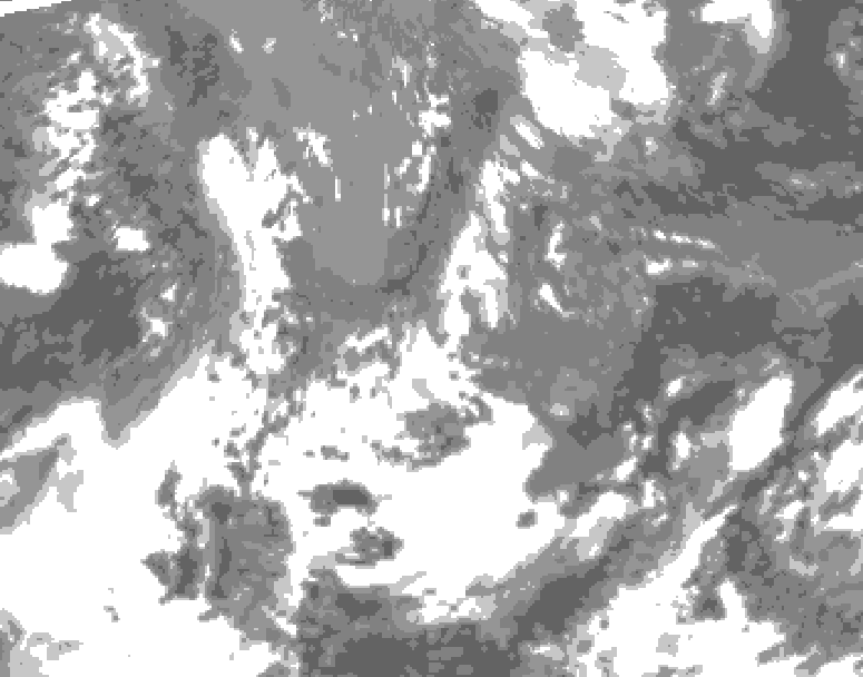 GDPS total cloud 114 hour forecast chart for Canada based on 2026/05/16 1200Z data