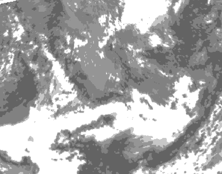 GDPS total cloud 144 hour forecast chart for Canada based on 2026/05/16 1200Z data