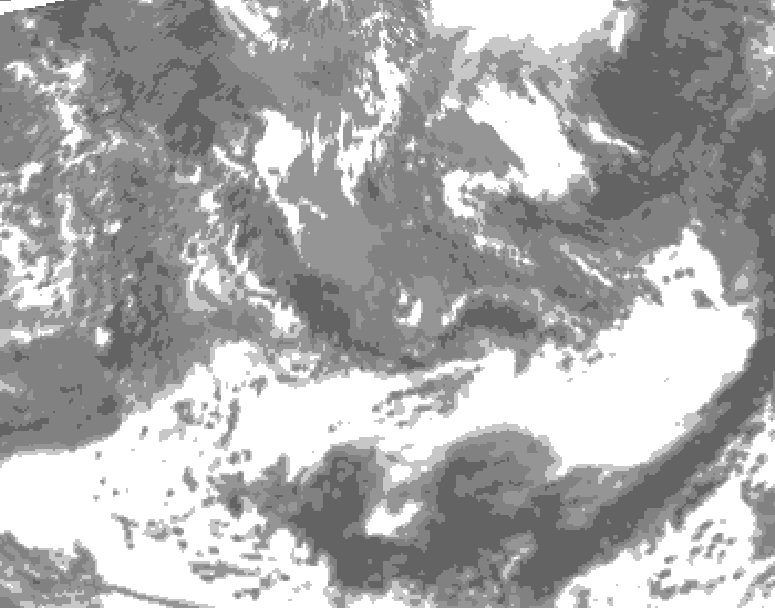 GDPS total cloud 156 hour forecast chart for Canada based on 2026/05/16 1200Z data