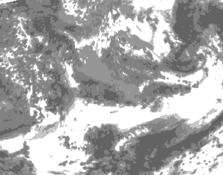 GDPS total cloud 168 hour forecast chart for Canada based on 2026/05/16 1200Z data