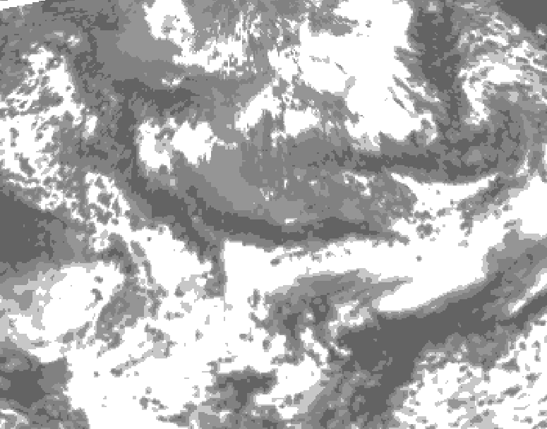 GDPS total cloud 186 hour forecast chart for Canada based on 2026/05/16 1200Z data