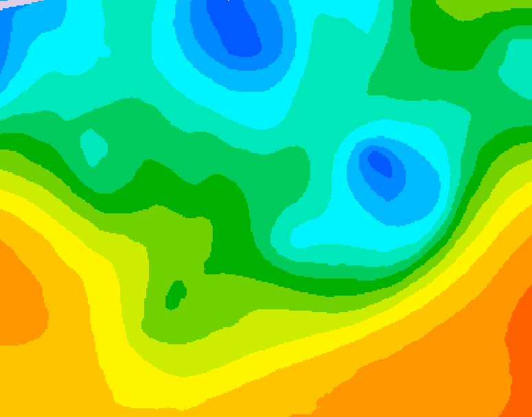 GDPS 500 millibar geopotential height 108 hour forecast chart for Canada based on 2026/05/17 0000Z data
