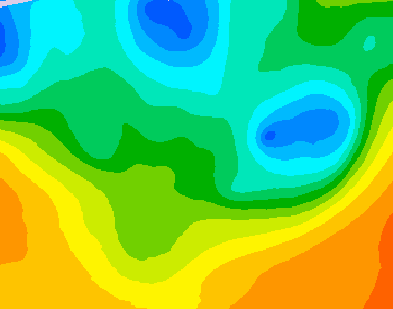 GDPS 500 millibar geopotential height 120 hour forecast chart for Canada based on 2026/05/17 0000Z data