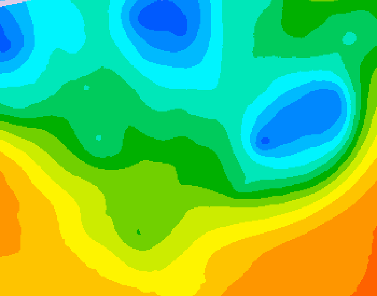GDPS 500 millibar geopotential height 126 hour forecast chart for Canada based on 2026/05/17 0000Z data
