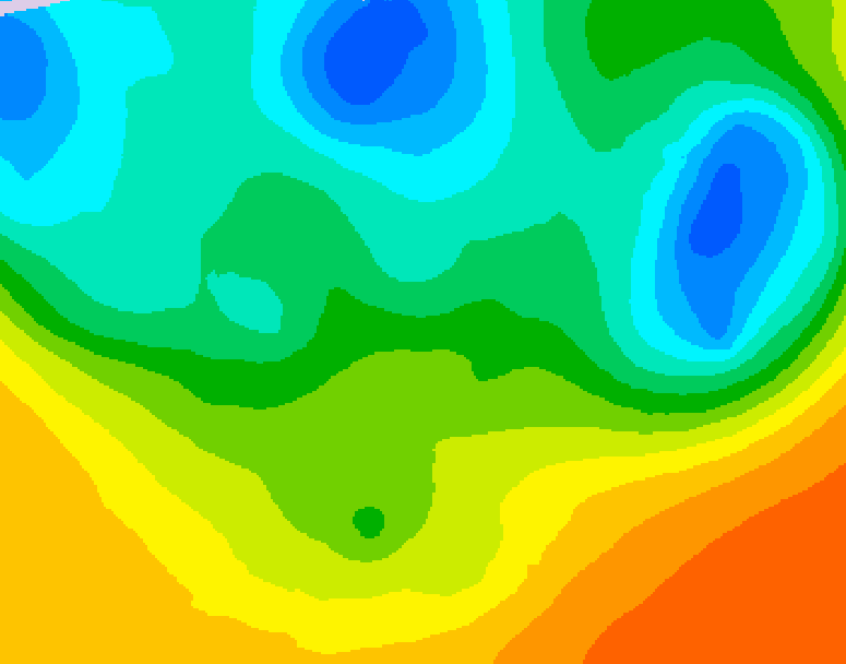 GDPS 500 millibar geopotential height 144 hour forecast chart for Canada based on 2026/05/17 0000Z data