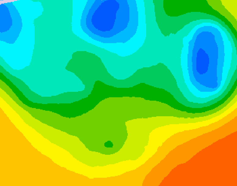 GDPS 500 millibar geopotential height 150 hour forecast chart for Canada based on 2026/05/17 0000Z data