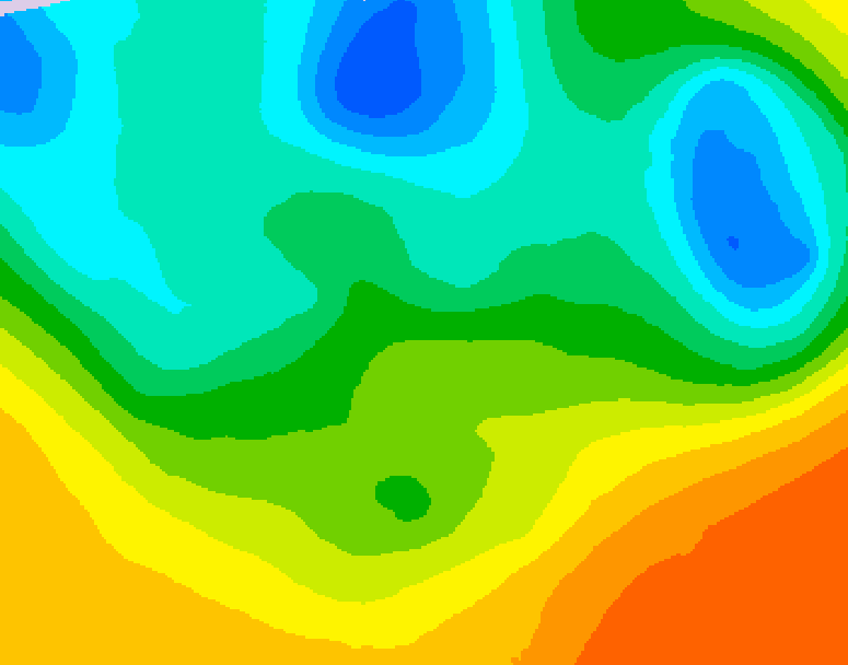 GDPS 500 millibar geopotential height 156 hour forecast chart for Canada based on 2026/05/17 0000Z data