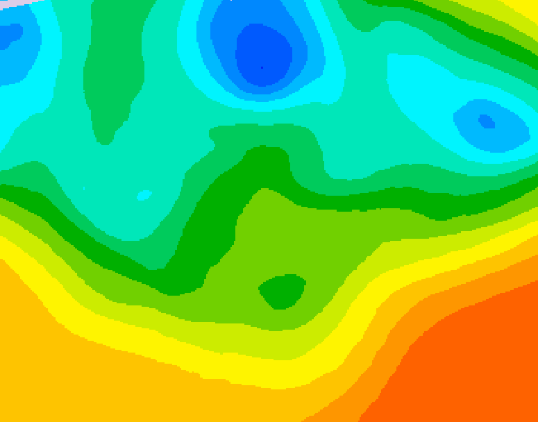 GDPS 500 millibar geopotential height 174 hour forecast chart for Canada based on 2026/05/17 0000Z data