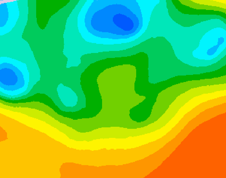 GDPS 500 millibar geopotential height 192 hour forecast chart for Canada based on 2026/05/17 0000Z data