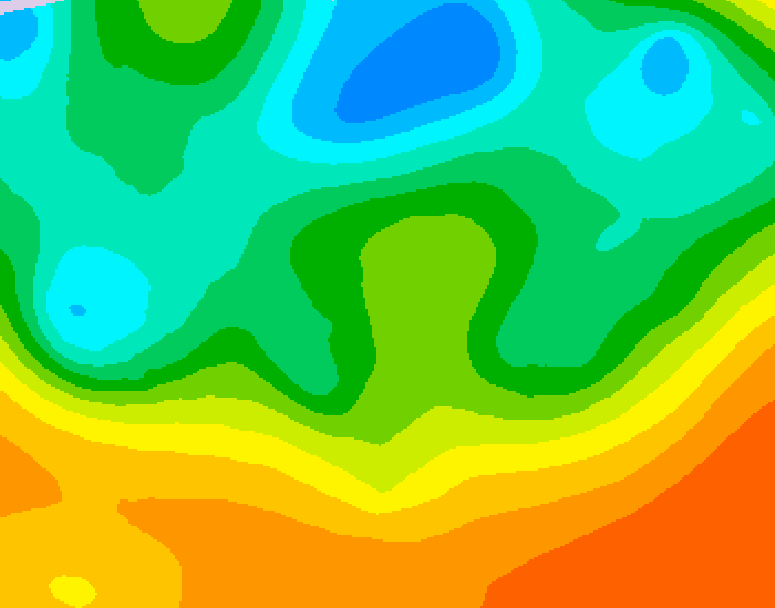 GDPS 500 millibar geopotential height 210 hour forecast chart for Canada based on 2026/05/17 0000Z data