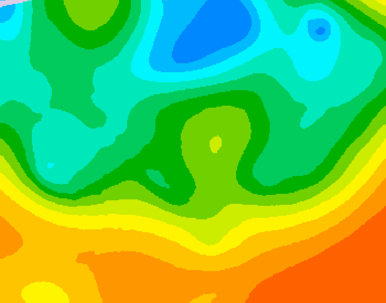 GDPS 500 millibar geopotential height 216 hour forecast chart for Canada based on 2026/05/17 0000Z data
