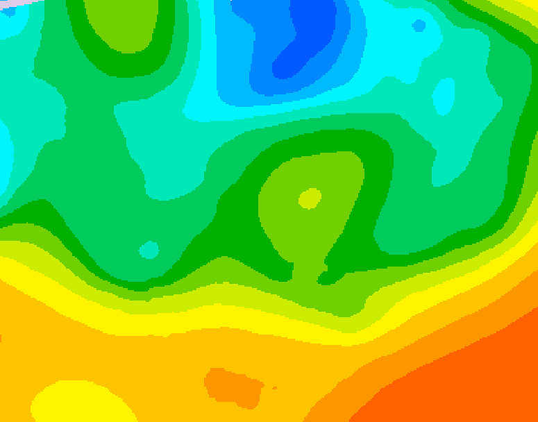 GDPS 500 millibar geopotential height 228 hour forecast chart for Canada based on 2026/05/17 0000Z data