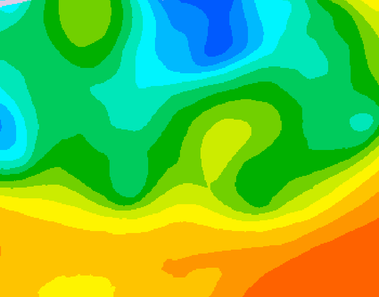 GDPS 500 millibar geopotential height 240 hour forecast chart for Canada based on 2026/05/17 0000Z data