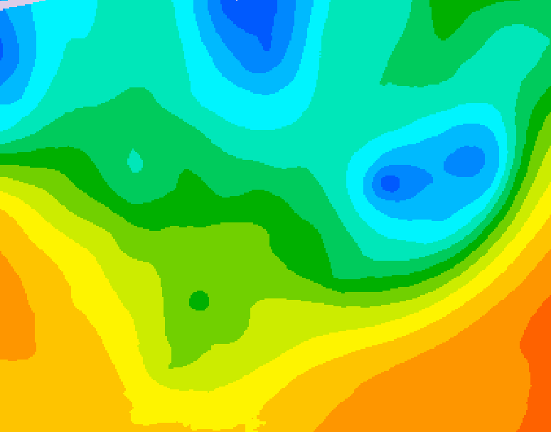 GDPS 500 millibar geopotential height 108 hour forecast chart for Canada based on 2026/05/17 1200Z data