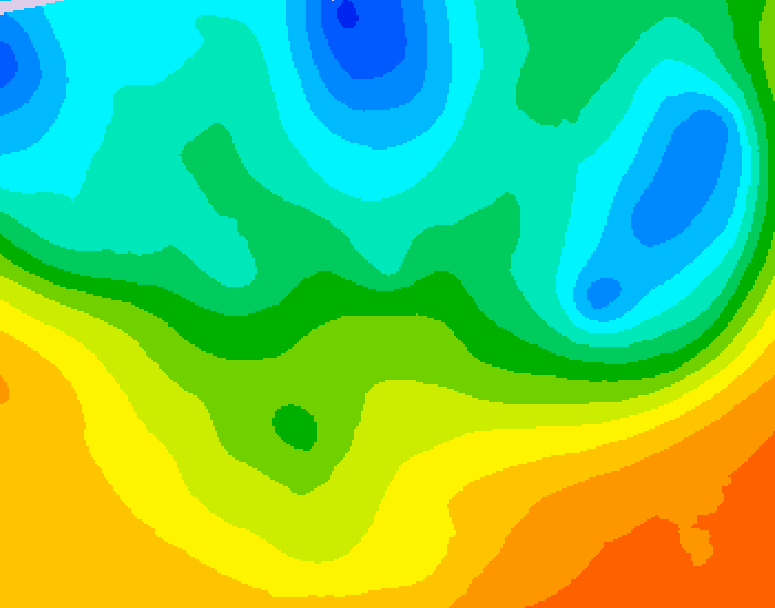 GDPS 500 millibar geopotential height 126 hour forecast chart for Canada based on 2026/05/17 1200Z data