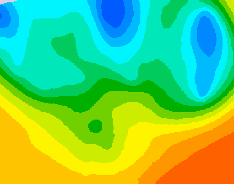 GDPS 500 millibar geopotential height 138 hour forecast chart for Canada based on 2026/05/17 1200Z data
