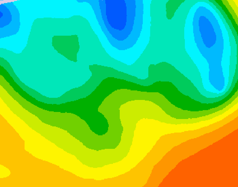 GDPS 500 millibar geopotential height 144 hour forecast chart for Canada based on 2026/05/17 1200Z data