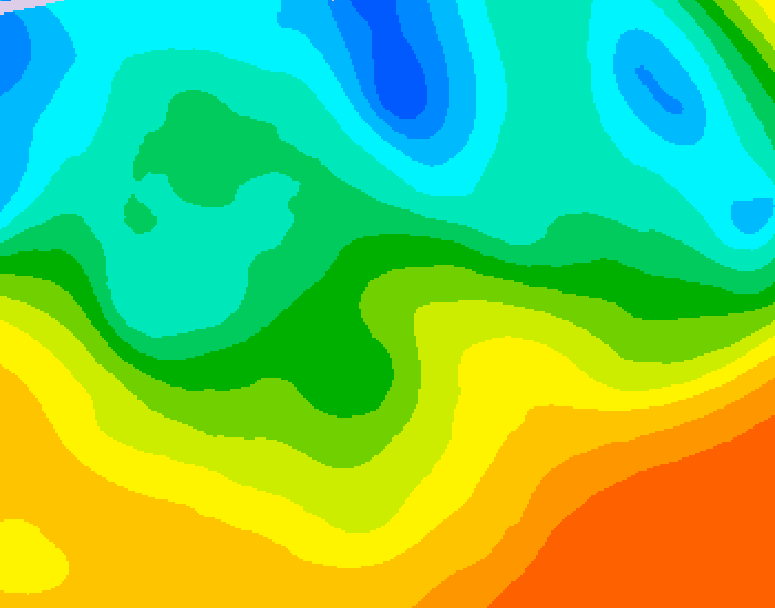 GDPS 500 millibar geopotential height 156 hour forecast chart for Canada based on 2026/05/17 1200Z data