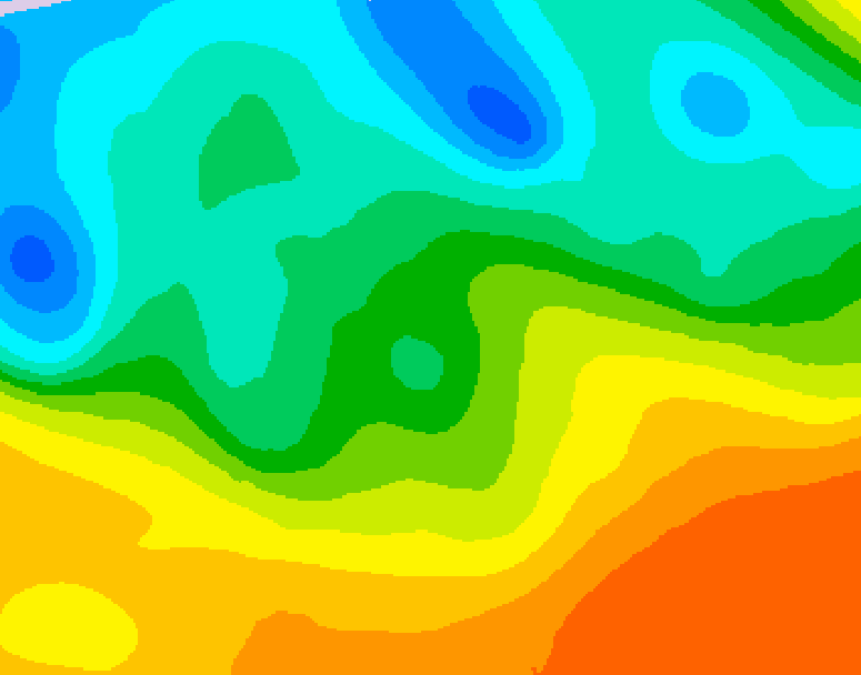 GDPS 500 millibar geopotential height 174 hour forecast chart for Canada based on 2026/05/17 1200Z data