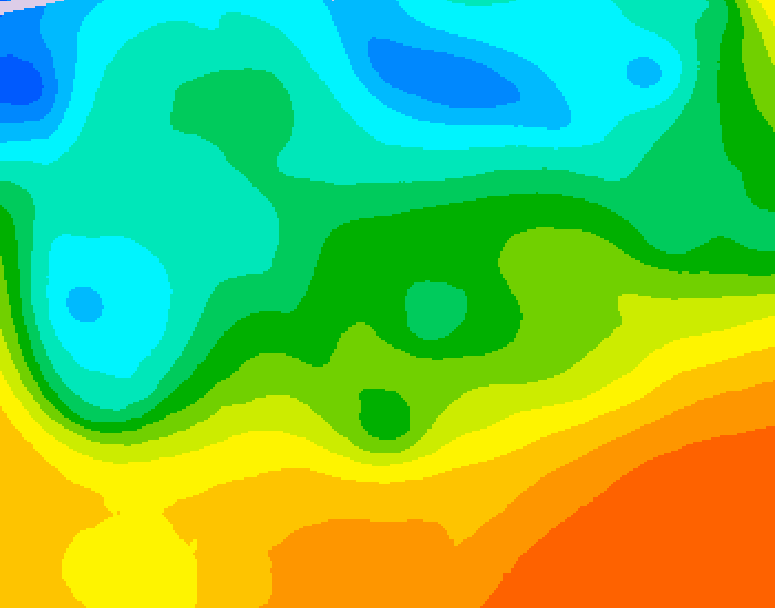GDPS 500 millibar geopotential height 198 hour forecast chart for Canada based on 2026/05/17 1200Z data