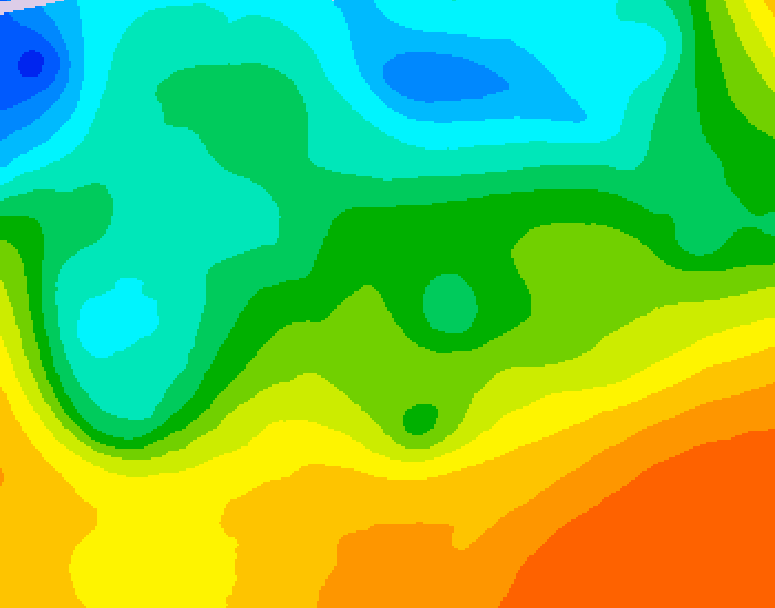 GDPS 500 millibar geopotential height 204 hour forecast chart for Canada based on 2026/05/17 1200Z data