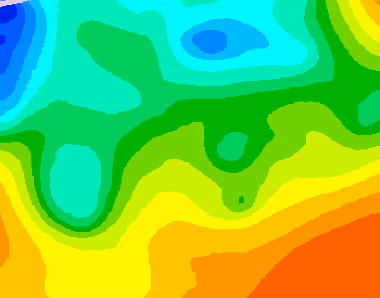 GDPS 500 millibar geopotential height 216 hour forecast chart for Canada based on 2026/05/17 1200Z data