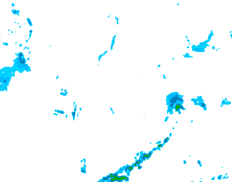GDPS precipitation 078 hour forecast chart for Canada based on 2026/05/17 0000Z data