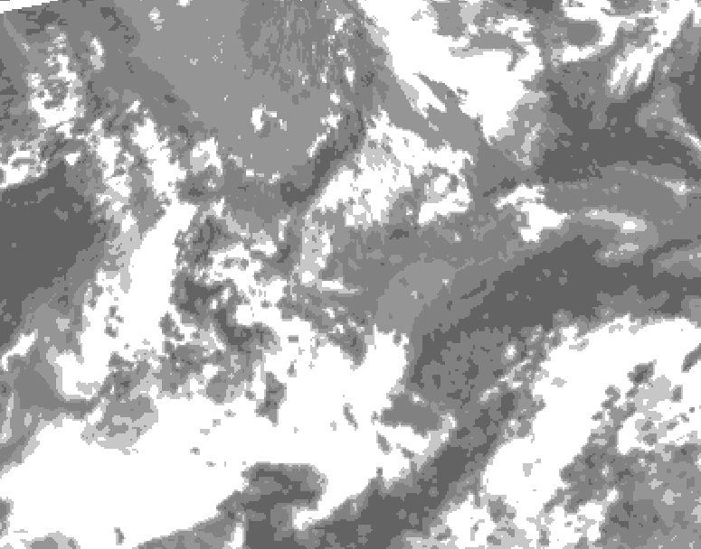 GDPS total cloud 084 hour forecast chart for Canada based on 2026/05/17 0000Z data