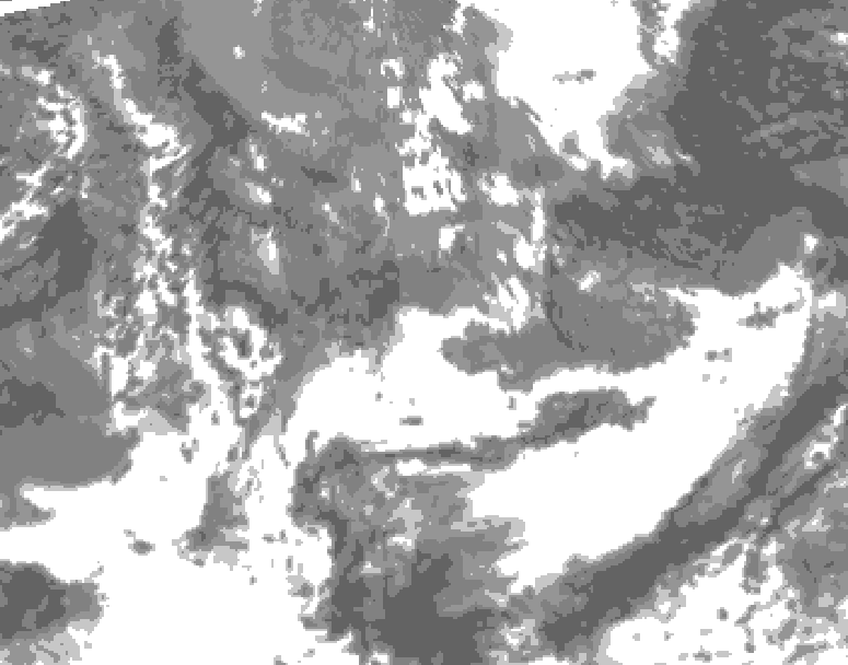 GDPS total cloud 126 hour forecast chart for Canada based on 2026/05/17 0000Z data