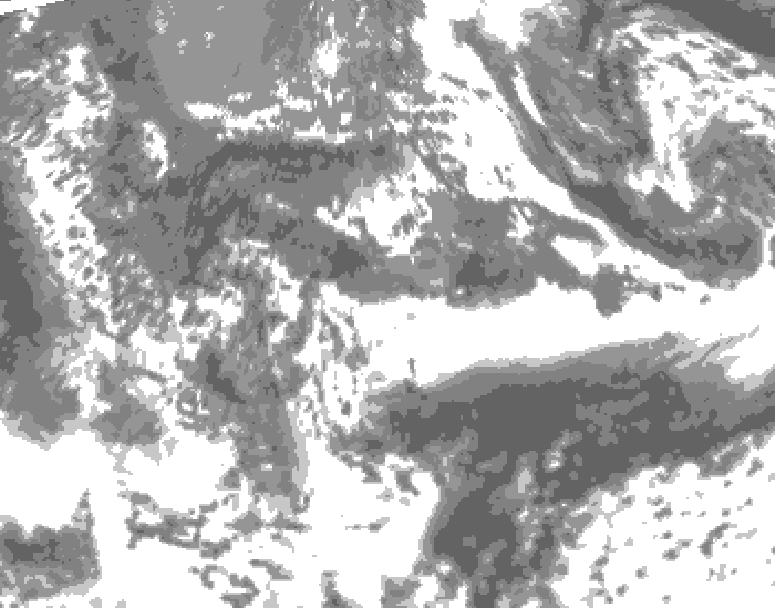 GDPS total cloud 168 hour forecast chart for Canada based on 2026/05/17 0000Z data