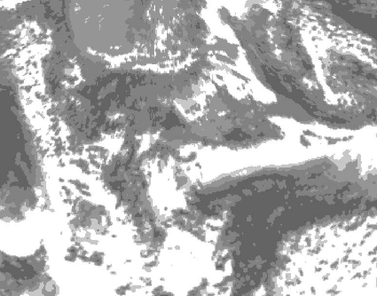 GDPS total cloud 174 hour forecast chart for Canada based on 2026/05/17 0000Z data