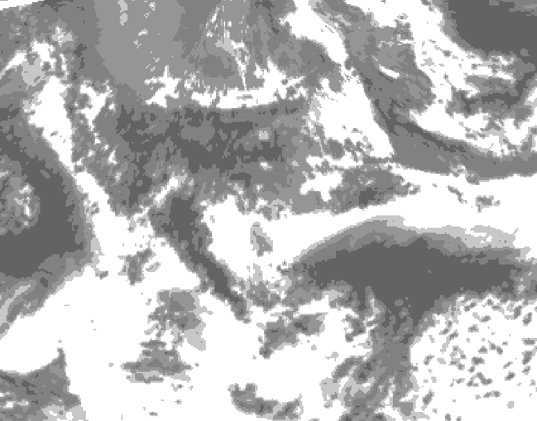 GDPS total cloud 186 hour forecast chart for Canada based on 2026/05/17 0000Z data