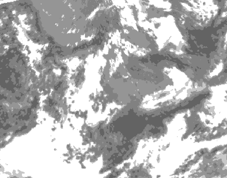 GDPS total cloud 048 hour forecast chart for Canada based on 2026/05/17 1200Z data