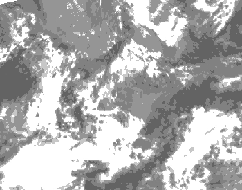 GDPS total cloud 072 hour forecast chart for Canada based on 2026/05/17 1200Z data