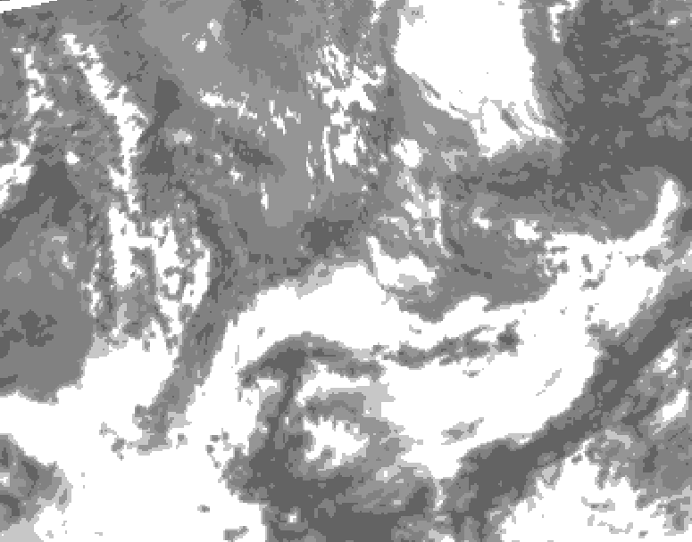 GDPS total cloud 114 hour forecast chart for Canada based on 2026/05/17 1200Z data