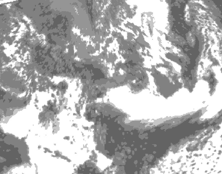 GDPS total cloud 144 hour forecast chart for Canada based on 2026/05/17 1200Z data