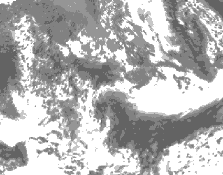 GDPS total cloud 156 hour forecast chart for Canada based on 2026/05/17 1200Z data