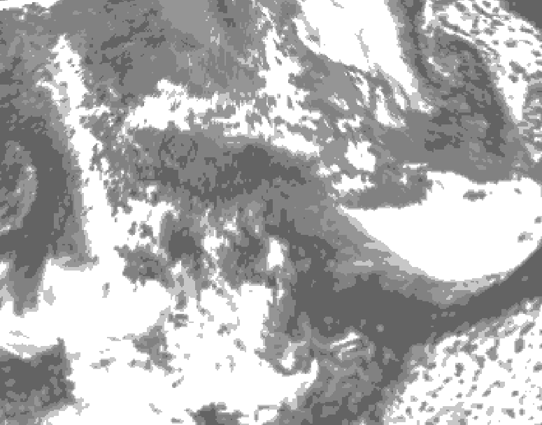 GDPS total cloud 168 hour forecast chart for Canada based on 2026/05/17 1200Z data