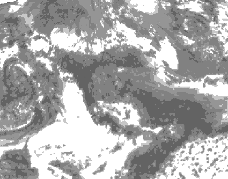 GDPS total cloud 192 hour forecast chart for Canada based on 2026/05/17 1200Z data