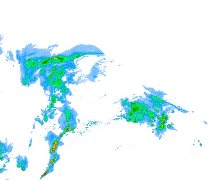 Weather radar data valid at 2026/05/17 23:54 UTC