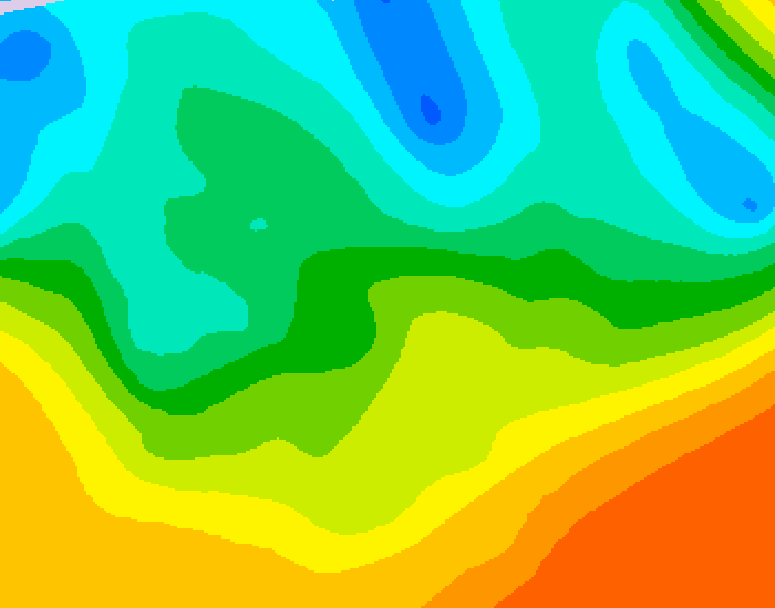 GDPS 500 millibar geopotential height 144 hour forecast chart for Canada based on 2026/05/18 0000Z data