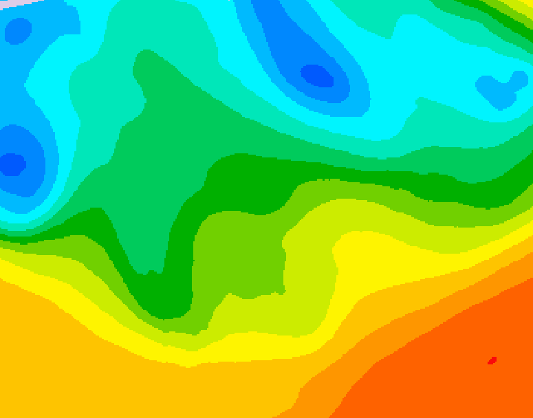 GDPS 500 millibar geopotential height 162 hour forecast chart for Canada based on 2026/05/18 0000Z data