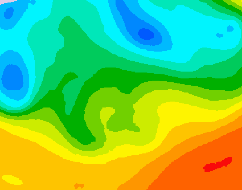 GDPS 500 millibar geopotential height 168 hour forecast chart for Canada based on 2026/05/18 0000Z data