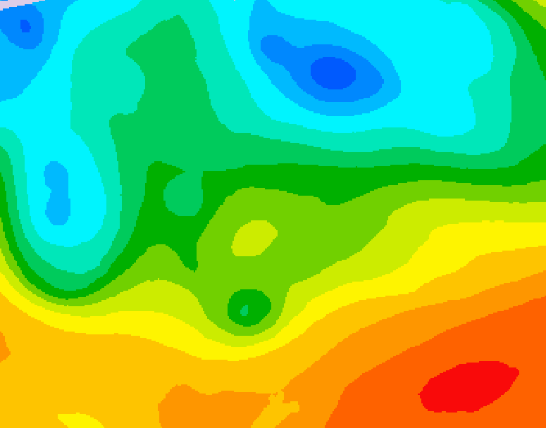 GDPS 500 millibar geopotential height 186 hour forecast chart for Canada based on 2026/05/18 0000Z data