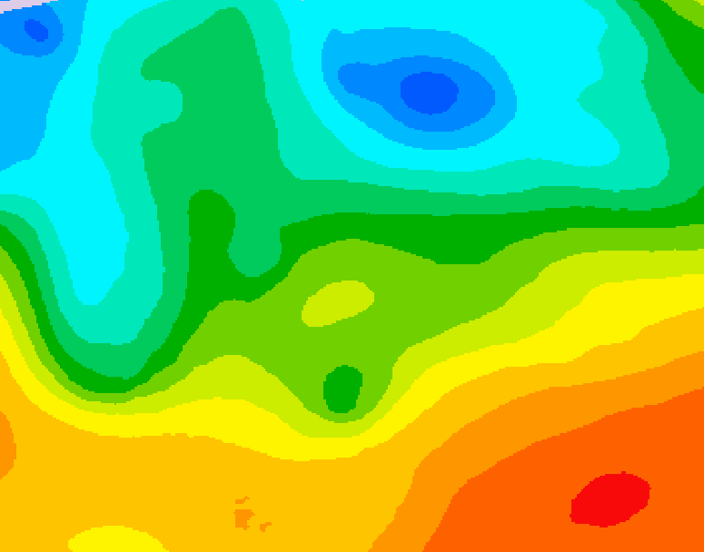 GDPS 500 millibar geopotential height 192 hour forecast chart for Canada based on 2026/05/18 0000Z data