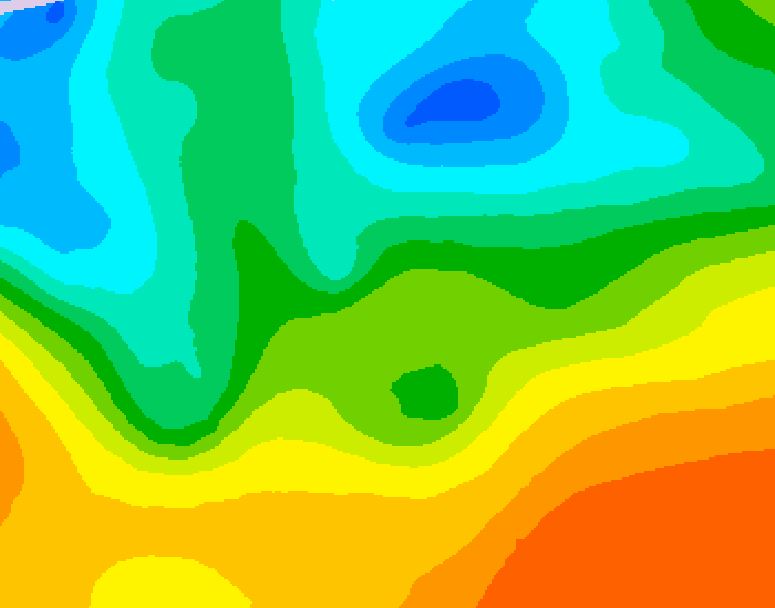 GDPS 500 millibar geopotential height 204 hour forecast chart for Canada based on 2026/05/18 0000Z data