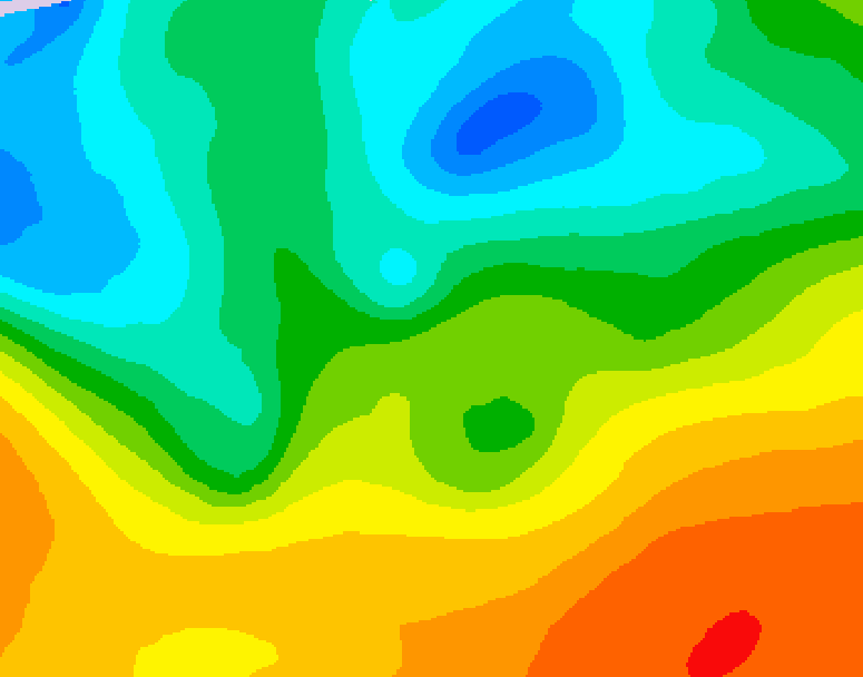 GDPS 500 millibar geopotential height 210 hour forecast chart for Canada based on 2026/05/18 0000Z data