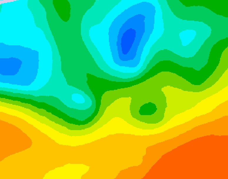 GDPS 500 millibar geopotential height 228 hour forecast chart for Canada based on 2026/05/18 0000Z data